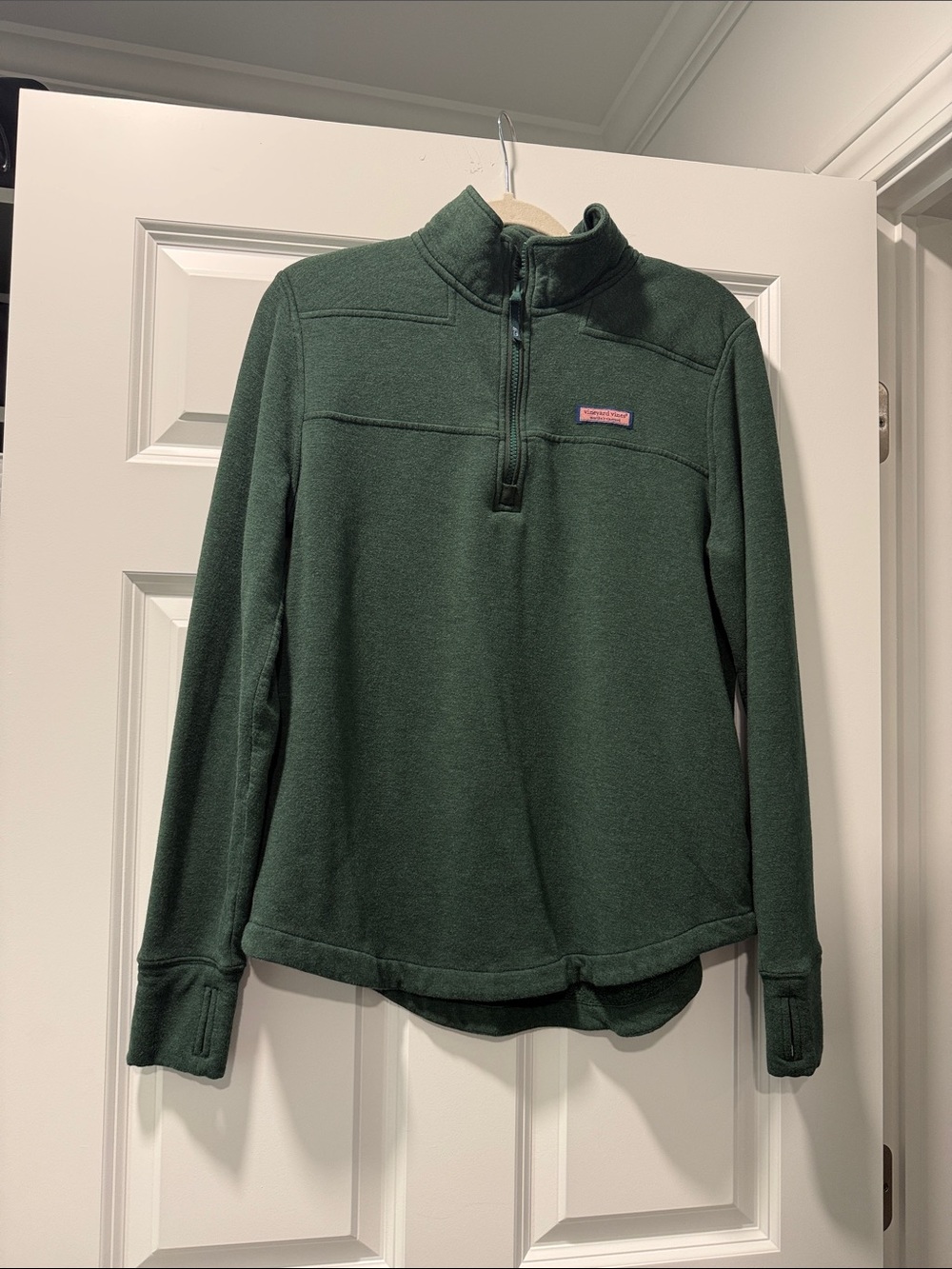 Vineyard Vines Dark  Green Half-Zip Pullover women’s large